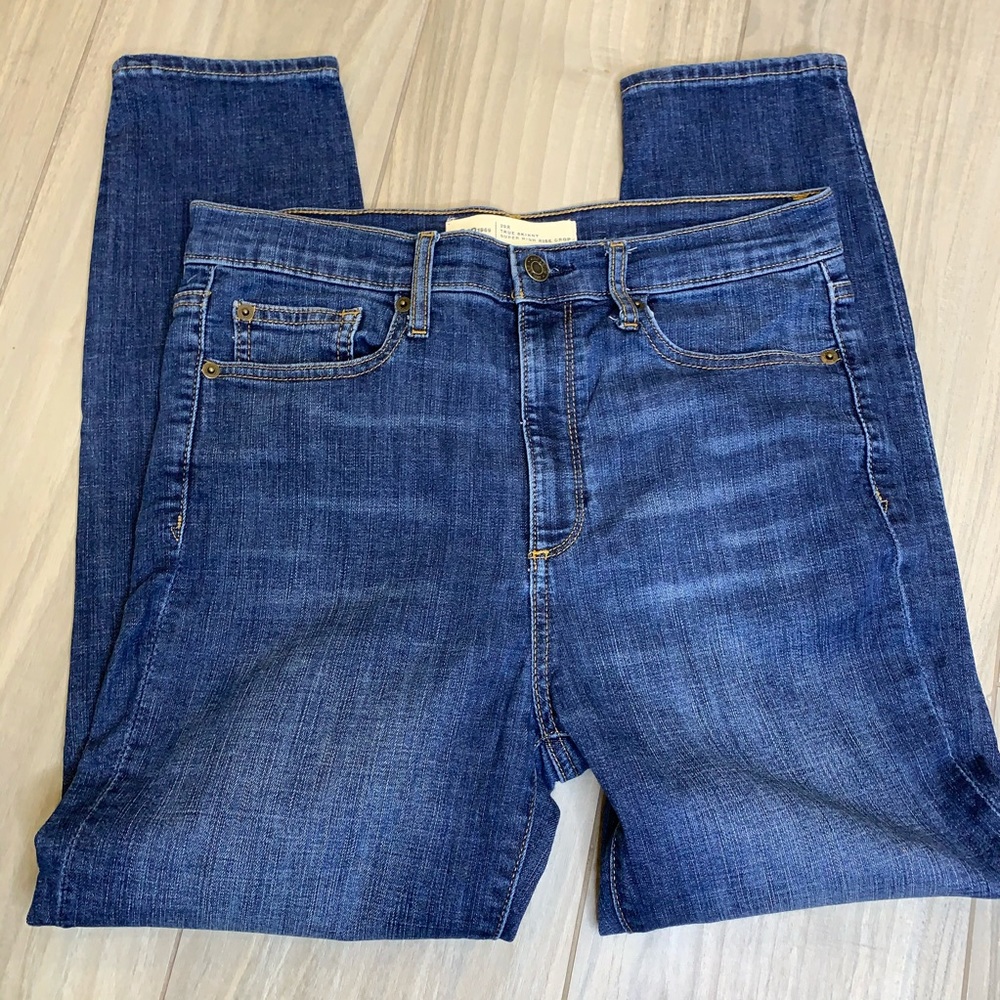 GAP Super Skinny High Rise Cropped Jean 8/29R